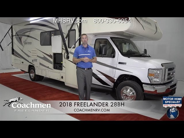2018 Coachmen Freelander 28BH All New Power Bunk Class C RV for Sale @ MHSRV.com