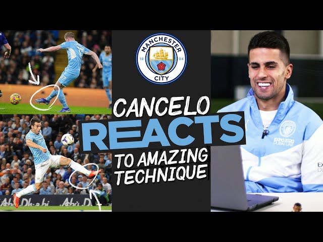 JOAO CANCELO REACTS TO THE BEST SKILLS AND TECHNIQUE