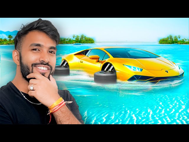 DRIVING A SUPERCAR ON WATER