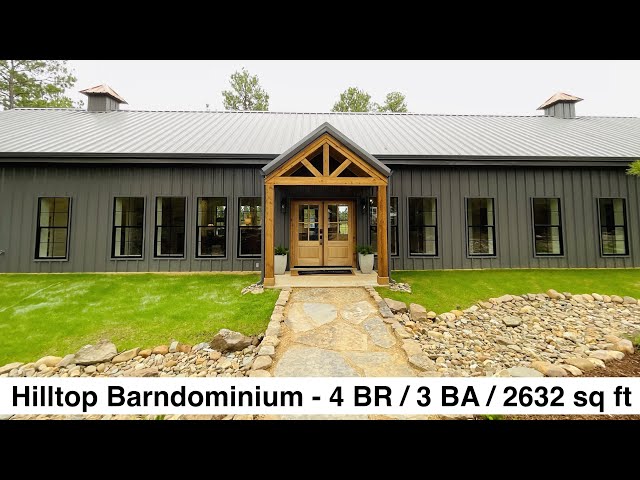 Luxury Barndominium - 4 BR / 3 BA / 2632 sq ft - Hilltop Barndominium