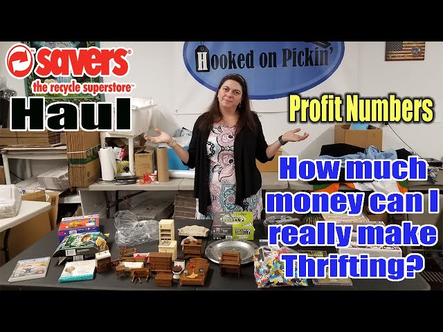 Savers Thrift Store Shopping How much money did i really make? What about time? Online Reselling
