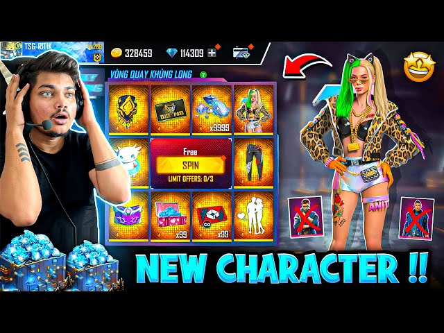 Free Fire I Got New Character ANITTA😍 || Special Power Bye Alok And Chrono👋-Garena Free Fire