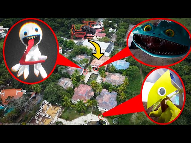 DRONE CATCHES CYAN, WHITE & YELLOW AT THE RAINBOW FRIENDS HIDEOUT (RAINBOW FRIENDS CHAPTER 2)