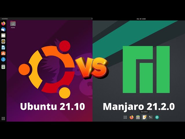Ubuntu 21.10 VS Manjaro 21.2.0 (RAM Consumption)