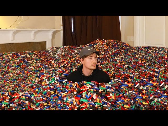 I Put 10 Million Legos in Friend's House