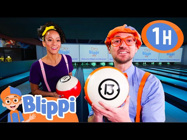 🎳 Blippi and Meekah's Bowling Ball Blast | Educational Kids Videos | Fun Compilations