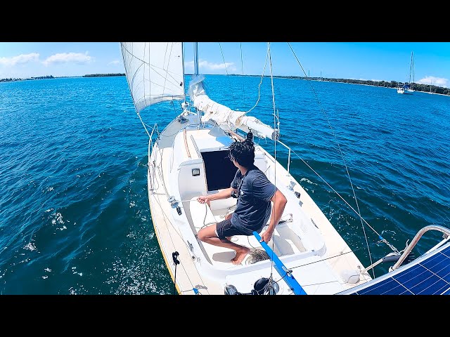 I Bought A Small Sail Boat - "Misty" The Ocean Tiny Home