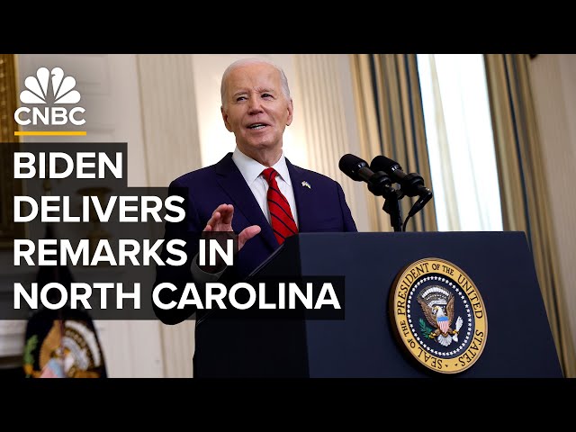 Biden speaks on his Investing in America agenda during his visit to North Carolina — 5/2/24