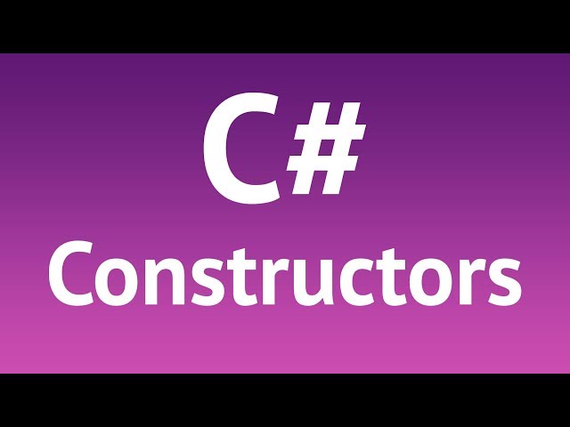 C# Constructors Tutorial | Mosh