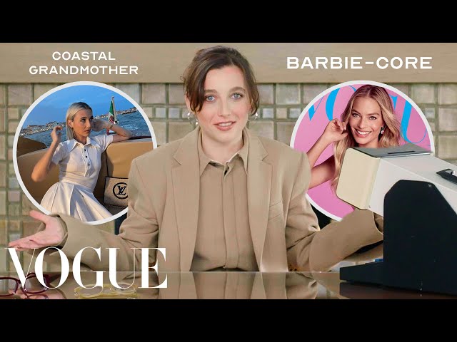 Emma Chamberlain Rates the Year's Top Fashion Trends | Vogue