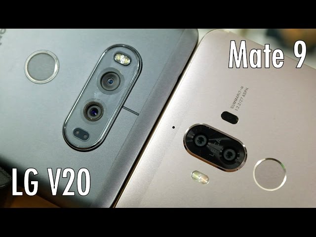 Huawei Mate 9 vs LG V20: Big Phones Dual Cameras (pt.2) | Pocketnow