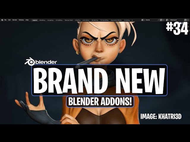 Brand New Blender Addons You Probably Missed! #34 (Discount Edition)