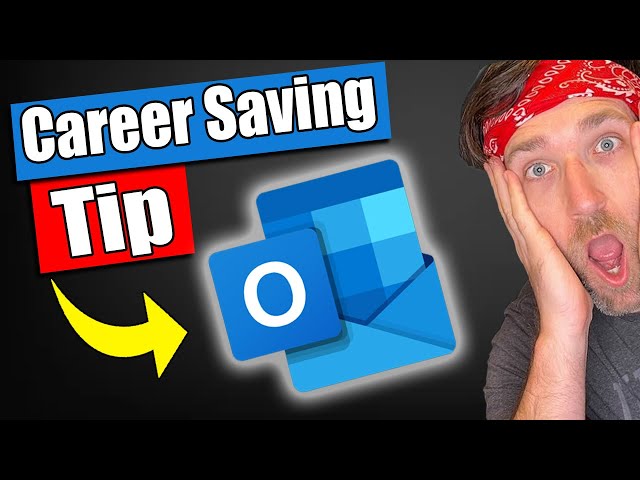 Outlook Tip That Could Save Your Job