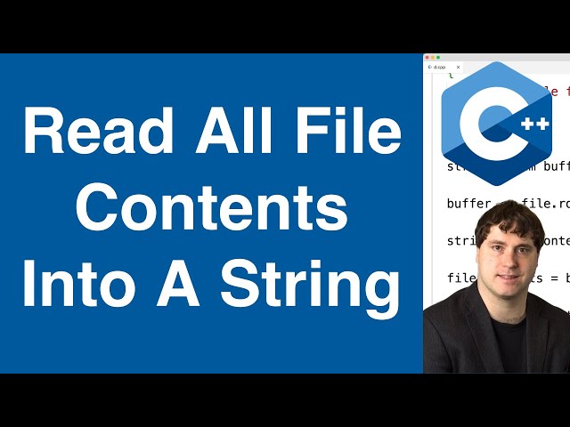 Read All File Contents Into A String | C++ Example