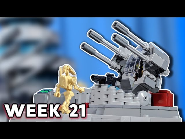 Building Anti Aircraft Guns & Deciding If I Should Light Up The City | Building Mygeeto In LEGO!