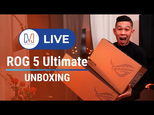 LIVE Unboxing: ROG Phone 5 Ultimate