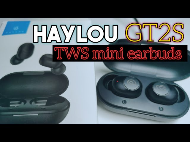 Haylou Gt2S TWS mini gaming earbuds with no lag!