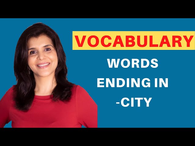 Improve Your English Vocabulary - Words Ending in City | ChetChat Members Only Live Stream