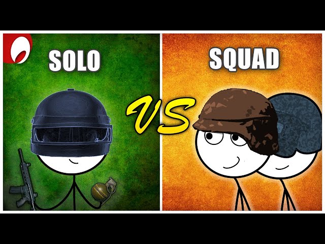 PUBG Solo vs Squad Gamers