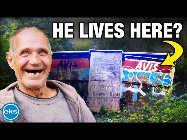 Homeless Man Faces Eviction From a Rusty Box Truck - You Won't Believe his Home