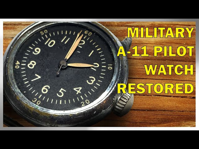 Relive History! Incredible Transformation of WWII Watch with a Secret Hacking Feature