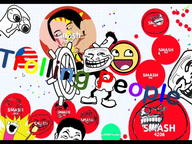 TROLLING PEOPLE IN AGARIO // AGAR.IO FUNNY MOMENTS + How To Get Mass Fast