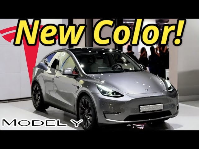 New Color For Tesla Model Y !  Quicksilver Metallic, Is It Worth $2,000?