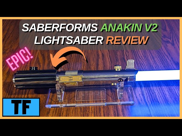Saberforms Anakin V2 Neopixel Lightsaber | Full Review and Unboxing - Great For Dueling!