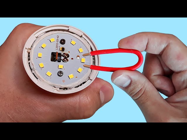 This Is The Simplest Or Easy Way To Repair Any LED Bulb In Home! How To Fix Burnt Out LED Light!