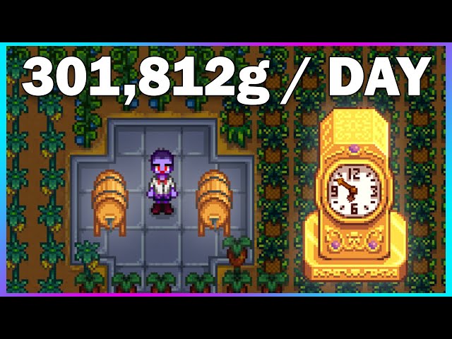 What is the BEST CROP to Grow on the Ginger Island Farm? | Stardew Valley 1.5 Money-Making