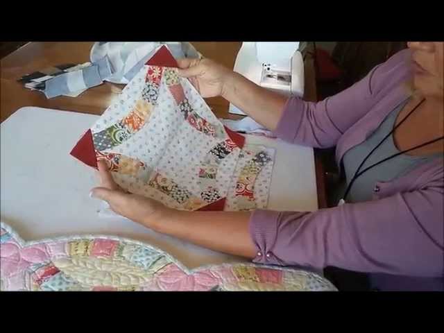 TensistersTV demos Double Wedding Ring by Quiltsmart