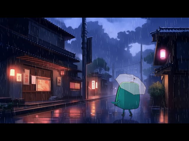Japanese lofi rain - calm your mind [ chill beats to work/relax to ]