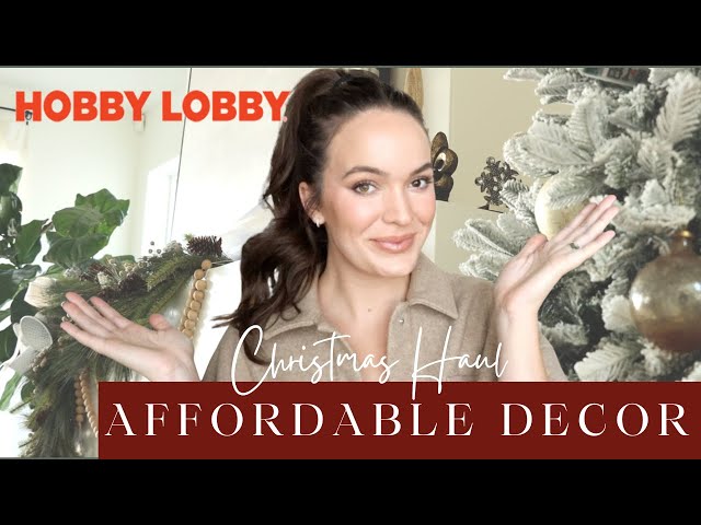 Hobby Lobby Christmas Decor Haul || Affordable Christmas Home Decor 2022