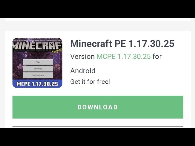 how to download Minecraft for free in android