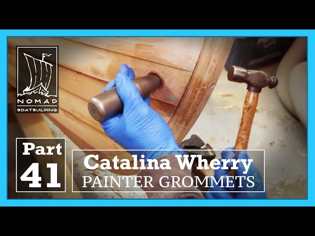 Building the Catalina Wherry - Part 41- Copper and brass hole liners