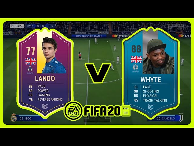MORE RED CARDS THAN GOALS // FIFA20 vs DILLIAN WHYTE #Unite4OurNHS Charity Cup