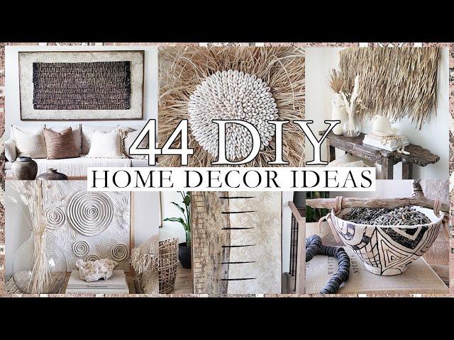 44 DIY HOME DECOR IDEAS
