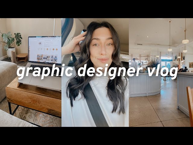 GRAPHIC DESIGNER VLOG | imposter syndrome and watch me design client stickers