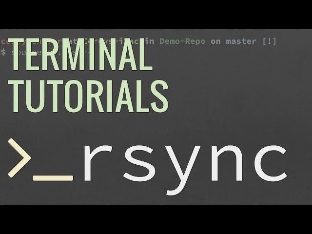 Linux/Mac Terminal Tutorial: How To Use The rsync Command - Sync Files Locally and Remotely