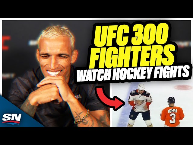 UFC 300 Fighters React To Hockey Fights