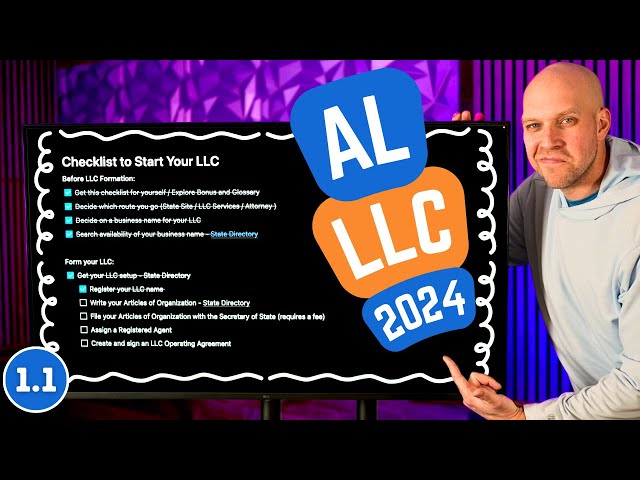 How to Start an LLC in Alabama in 2024 (Free Checklist)