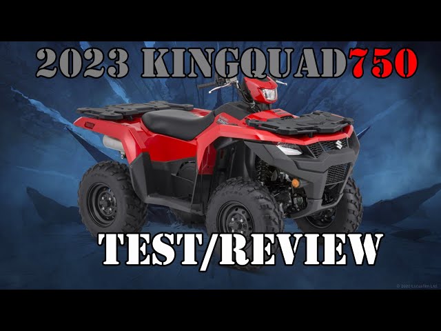 2023 Suzuki King Quad 750 EPS Test Review!