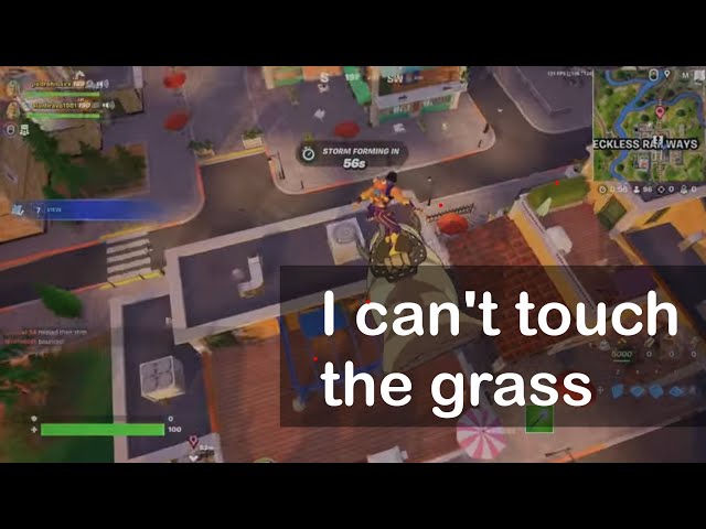 Fortnite - Can't touch the grass 😀