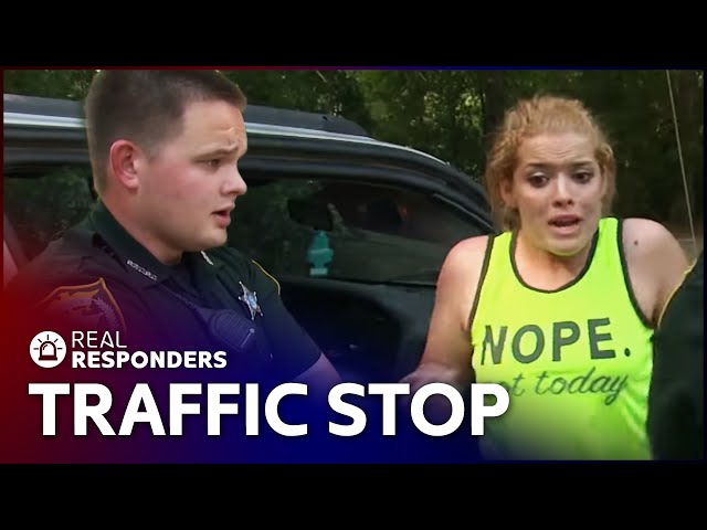 Suspect's Drugs Found During Traffic Stop | Cops | Real Responders