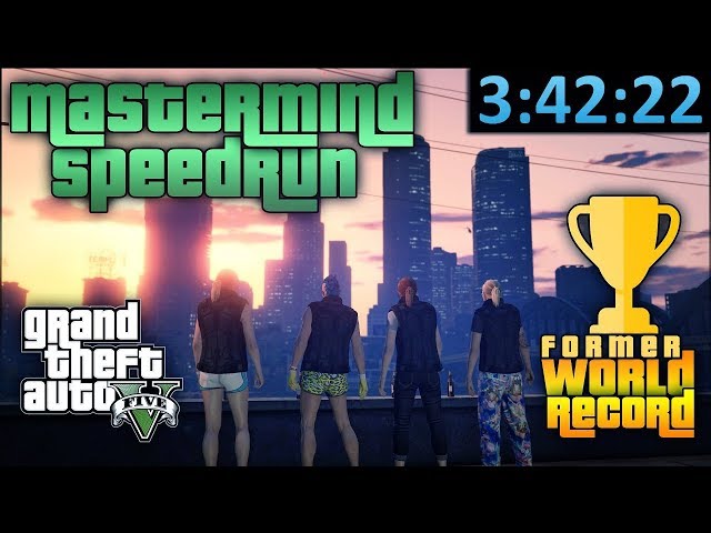 GTA Online Speedrun - Former World Record - Criminal Mastermind/All Heists in [3:42:22]