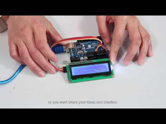 SunFounder Learning Kit Tutorial for Arduino - I2C LCD1602 - Super Kit/Starter Kit, Need soldering