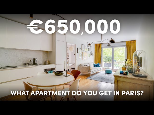 What €650,000 BUYS YOU in PARIS | PARIS APARTMENT TOUR