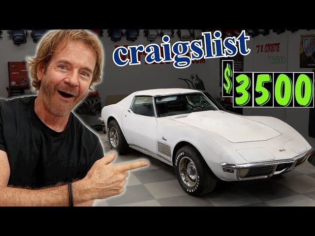 I bought a classic Corvette for only $3500.