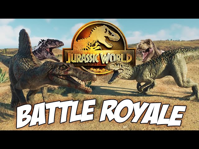 DINOSAUR BATTLE ROYALE! - Jurassic World Evolution 2