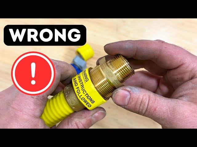 You've Been Installing Home Flex Gas Pipe Wrong This Whole Time